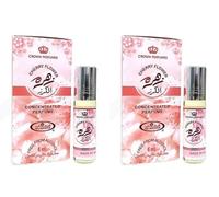 Cherry Flower Attar Perfume Oil - Pack of 2 (6ml Each) | Floral Fruity Roll-On Perfume | Alcohol-Free Long Lasting Attar for Women & Men