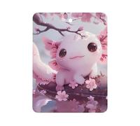 Cherry Flowers Axolotl Car Air Freshener Decorative Hanging Aromatherapy Tablets for Car Trucks Square