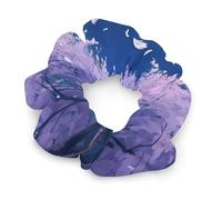 Cherry Flowers Starry Sky Falling Feathers Fashion Hair Bands Scrunchies for Women Soft Elastic Hair Ties Accessories