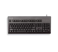 CHERRY G80-3000, Wired Mechanical Keyboard, EU Layout (QWERTY ), USB-Connection, Robust, Programmable Keys,CHERRY MX BLACK Switches, Black
