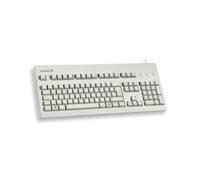 CHERRY G80-3000, Wired Mechanical Keyboard, EU Layout (QWERTY ), USB-Connection, Robust, Programmable Keys,CHERRY MX BROWN Switches, Light Grey