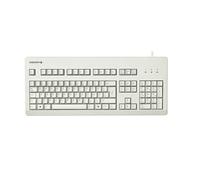 CHERRY G80-3000, Wired Mechanical Keyboard, UK Layout (QWERTY), USB Connection, Durable, Programmable Keys, MX BLUE Switches, Light Grey