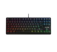 CHERRY G80-3000N RGB TKL, Wired Gaming Keyboard without Numeric Keypad, French Layout (AZERTY), RGB Lighting, MX SILENT RED Switches, Black