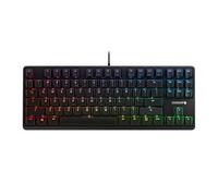 CHERRY G80-3000N, Wired Gaming Keyboard without Numeric Keypad, EU Layout (QWERTY), RGB Lighting, Original MX SILENT RED Switches, Black