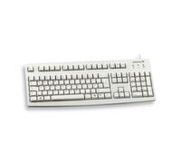 CHERRY G83-6105, Wired Keyboard for Industrial Applications, German Layout (QWERTZ), Abrasion-Resistant Keys, Easy to Clean, Recyclable, Light Grey