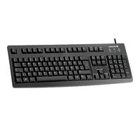 CHERRY G83-6105, Wired Keyboard for Industrial Applications, UK Layout (QWERTY), Abrasion-Resistant Keys, Easy to Clean, Recyclable, Black