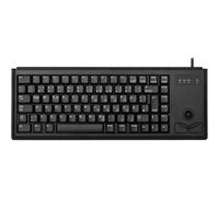 CHERRY G84-4400, Compact Keyboard with Trackball, German Layout (QWERTZ), Wired (USB-Connection), 2 Mouse Keys, Mechanical CHERRY ML Switches,