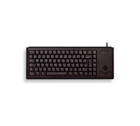 CHERRY G84-4400, Compact Keyboard with Trackball, US-Layout (QWERTY), Wired (USB-Connection), 2 Mouse Keys, Mechanical CHERRY ML Switches, Black