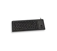 Cherry G84-4400 Compact Ultra Slim Trackball USB Keyboard - Black UK Layout - QW