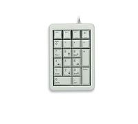 CHERRY G84-4700, Programmable Keypad, US-Layout with Numeric Keypad, Wired (USB-Connection), Plug & Play, Mechanical ML Switches, Grey