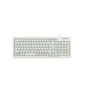 CHERRY G84-5200 XS, Compact Keyboard with Numpad, EU Layout (QWERTY), Wired (USB-A port), Mechanical CHERRY ML Switches, Light Grey