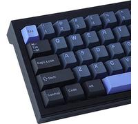 Cherry Gateron MX Switches Mechanical Keyboards with 173 Custom Double-shot Cherry Profile Keycaps, 7u Spacebar for ISO(UK) Layout