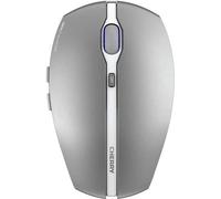 Cherry GENTIX BT Wireless Bluetooth Mouse, Multi-Device Function for up to 3 Devices, Switchable Resolution (1000/2000 DPI), 7 Buttons and Scroll Wheel, Battery Operated, Black (Frosted Silver)