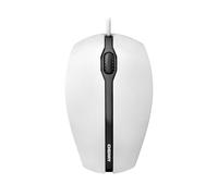 CHERRY GENTIX CORDED, Wired Mouse, Precise Scroll Wheel, Optical Sensor, Symmetrical Design for Left and Right-Handers, Cable 1.8 m, USB 2.0 White-Grey