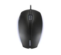CHERRY - CHERRY GENTIX Corded Illuminated Mouse, Black