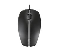 CHERRY GENTIX SILENT, Wired Mouse, Quiet Keys without Clicking Noise, Optical Sensor (1,000 dpi), Symmetrical Design, Cable 1.8 m, USB 2.0, Black