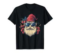 Cherry Gnome Portrait Sunglasses Artwork Fruit Animal Lovers T-Shirt