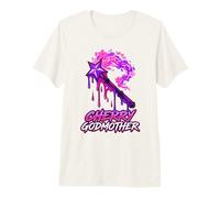 Cherry Godmother Magic Wand Sakura Blossom Premium T-Shirt