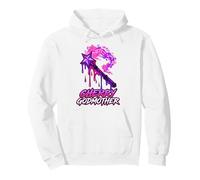Cherry Godmother Magic Wand Sakura Blossom Pullover Hoodie