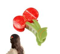 Cherry Hair Barrette Cherry Claw Clip | Fruit Hair Clips Red Claw Clip - Cherry Hair Clip with Cherry for Party