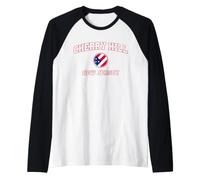 Cherry Hill New Jersey (NJ) Raglan Baseball Tee