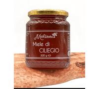 Cherry Honey, Melissa Beekeeping, natural raw honey, unpasteurised, artisanal production, 100% Italian Honey (Avellino), weight 500g
