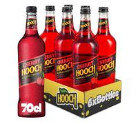 Cherry Hooch | 6 x 70cl Case Pack | 3.4% ABV | Ready To Drink | Sparkling Vodka Drink | Alcoholic Cherryade | Premixed Sparkling Alcoholic Drinks | 700ml Alcopops |