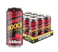 Hooch | Fridge Pack | 12 x 440ml Cans | 3.4% ABV | Pre-Mixed Alcoholic Drink | Vodka & Fruit Juice | Outrageously Refreshing (12 Pack, Cherry)