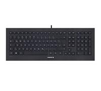 CHERRY JK-0360GB Strait Black corded KB - (Keyboards > Keyboards)