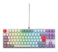 CHERRY XTRFY K4V2 TKL, Wired Gaming Keyboard without Numpad, UK-Layout (QWERTY), Customisable RGB Lighting, Mechanical MX2A RED Switches, Retro