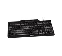 CHERRY KC 1000 SC keyboard Office USB Nordic Black