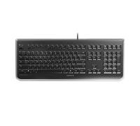 CHERRY KC 1068, EU Layout, QWERTY Keyboard, Easily Disinfectable, Waterproof Wired Keyboard, Whisper-Quiet Keystrokes, Black