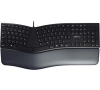 CHERRY KC 4500 ERGO, Ergonomic Keyboard, UK Layout (QWERTY), Wired, Padded Palm
