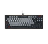 CHERRY KC 500 MX LP TKL, Mechanical Low-Profile Keyboard Without Numpad, German Layout (QWERTZ), Wired (USB-A), MX LP 2.0 IVORY Switches, Black