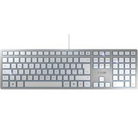 CHERRY KC 6000 SLIM, Ultra-Flat Design Keyboard, UK Layout (QWERTY), Wired (USB