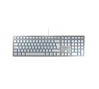 CHERRY KC 6000 Slim Wired Keyboard 1.8 m USB Cable QWERTY UK English Silver
