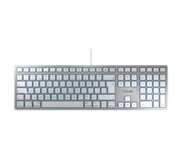 Cherry KC 6000 Ultra Flat USB Wired Keyboard for Mac - Silver