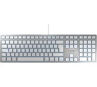 Cherry KC 6000C Slim Wired Keyboard for MAC USB QWERTY UK Silver/White