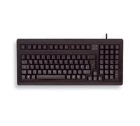 CHERRY G80-1800, Internationales Layout, QWERTY Tastatur, kabelgebundene Tastatur, kompakt, platzsparend, ergonomisch, mechanische Tastatur, MX SWITCHES, schwarz