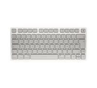 CHERRY KW 7100 MINI BT FOR MAC, Compact Mac Keyboard with 3 Bluetooth Channels, French Layout (AZERTY), Wireless Multi-Device Keyboard, Moonlight White