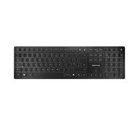 CHERRY KW 9100 SLIM Wireless Keyboard, 6 Hot Keys, Rechargeable Battery, BT/2.4G