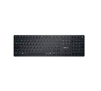 CHERRY KW X ULP, Ultra-Flat Mechanical High-End Keyboard, EU Layout (QWERTY), Wireless Multi-Device Keyboard for up to 4 Devices, Rechargeable, Black