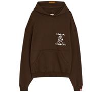 Cherry Los Angeles Cowboys Printed Hooded Cotton Sweatshirt - Brown - M