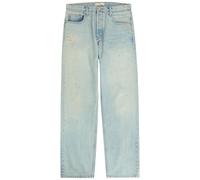 Cherry Los Angeles Distressed Relaxed Straight-leg Jeans - Light Blue - 34 (W34 / L)