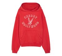 Cherry Los Angeles Hollywood Hooded Cotton Sweatshirt - Red - XL
