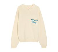 Cherry Los Angeles Motors Embroidered Knit Jumper - Cream - S