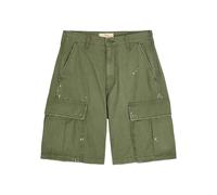 Cherry Los Angeles Paint-splatter Cotton Cargo Shorts - Green - L