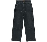 Cherry Los Angeles Panelled Wide-leg Jeans - Black - 36 (W36 / XL)