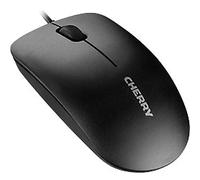 CHERRY MC 1000, Wired Office Mouse, Optical Sensor (1,200 dpi), 3 Buttons, Symmetrical Design for Left and Right-Handers, GS Certification, Black