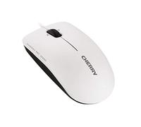CHERRY MC 2000, Wired Mouse in Standard Size, Symmetrical Design for Right and Left-Handers, 3 Buttons, 1600 Dpi, Tilt Wheel, GS Approval, White-Grey